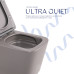 Унітаз підвісний Qtap Tern Ultra Quiet 520×345×325 мм, Stone grey, з сидінням Slim Duroplast / Soft-close / Quick Release QTTER26SG49000
