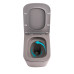 Унітаз підвісний Qtap Tern Ultra Quiet 520×345×325 мм, Stone grey, з сидінням Slim Duroplast / Soft-close / Quick Release QTTER26SG49000