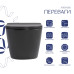 Унітаз підвісний Qtap Robin Ultra Quiet 520×365×340 мм, Anthracite, з сидінням Slim Duroplast / Soft-close / Quick Release QTROB26AN48995