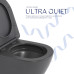 Унітаз підвісний Qtap Robin Ultra Quiet 520×365×340 мм, Anthracite, з сидінням Slim Duroplast / Soft-close / Quick Release QTROB26AN48995