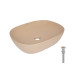 Раковина накладна Qtap Aquarius 470x380x120 мм, Beige, прямокутна, з донним клапаном QTAQA188SB49781 Раковина накладна Qtap Aquarius 470x380x120 мм, Beige, прямокутна, з донним клапаном QTAQA188SB49781