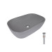 Раковина накладна Qtap Robin 600x390x150 мм, Stone grey, прямокутна, з донним клапаном QTROB188SG49786 Раковина накладна Qtap Robin 600x390x150 мм, Stone grey, прямокутна, з донним клапаном QTROB188SG49786