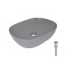 Раковина накладна Qtap Aquarius 470x380x120 мм, Stone grey, прямокутна, з донним клапаном QTAQA188SG49780 Раковина накладна Qtap Aquarius 470x380x120 мм, Stone grey, прямокутна, з донним клапаном QTAQA188SG49780