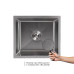 Мойка для кухни интегрированная под столешницу Lidz Handmade H4843 Brushed Steel 3,0/1,0 мм LDH4843BRU49441