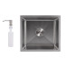Мойка для кухни интегрированная под столешницу Lidz Handmade H4843 Brushed Steel 3,0/1,0 мм LDH4843BRU49441 Мойка для кухни интегрированная под столешницу Lidz Handmade H4843 Brushed Steel 3,0/1,0 мм LDH4843BRU49441