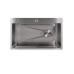 Мойка для кухни интегрированная Lidz Handmade H7545 Brushed Steel 3,0/1,0 мм LDH7545BRU49457