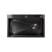 Мийка для кухні інтегрована Lidz Handmade H7545B Brushed Black PVD 3,0/1,0 мм LDH7545BRUBLM49458