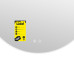 Зеркало Lidz Astra R600 с LED-подсветкой Touch, с антизапотеванием, с диммером, рег. яркости LDASR60049289