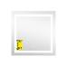 Зеркало Lidz Kubis (KU1) 700х700 с LED-подсветкой Touch, с антизапотеванием, с диммером, рег. яркости LDKU70070049287