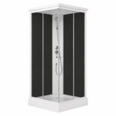 Душовий бокс Lidz Kubis SB90x90.SAT.LOW.GR, скло тоноване 4 мм Душовий бокс Lidz Kubis SB90x90.SAT.LOW.GR, скло тоноване 4 мм