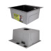 Акційний набір Lidz: мийка H4545 Black PVD Decor 2,5/0,5 мм + Змішувач Aria для кухні з гнучким виливом (k35) Black