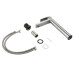 Змішувач для раковини високий Lidz Nexus 001FH (k35) LDNEX001FHNKS49185 Nickel
