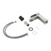 Смеситель для раковины низкий Lidz Helix 001F (k35) LDHEL001FNKS49178 Nickel