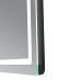 Дзеркало Qtap Mideya (MI2) 600х800 з годинником, з LED-підсвічуванням Touch, з антизапотіванням, димером, рег. яскравості QTMID100080049267