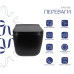 Унітаз підвісний Qtap Gemini Ultra Quiet 485×340×350 мм, Matt Black, з сидінням Slim Duroplast / Soft-close / Quick Release QTGEM28BLM50505