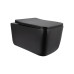 Унітаз підвісний Qtap Gemini Ultra Quiet 485×340×350 мм, Matt Black, з сидінням Slim Duroplast / Soft-close / Quick Release QTGEM28BLM50505