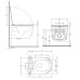Унітаз підвісний Qtap Taurus Ultra Quiet 515×360×350 мм, Matt Black, з сидінням Slim Duroplast / Soft-close / Quick Release QTTAU28BLM50504