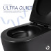 Унітаз підвісний Qtap Taurus Ultra Quiet 515×360×350 мм, Matt Black, з сидінням Slim Duroplast / Soft-close / Quick Release QTTAU28BLM50504
