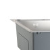 Мойка для кухни интегрированная Lidz Handmade Max 500 H7849R Brushed Steel, 3,0/1,0 мм, крыло справа, увеличенная чаша LDH7849RBRU49464