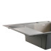 Мойка для кухни интегрированная Lidz Handmade Max 500 H7849L Brushed Steel, 3,0/1,0 мм, крыло слева, увеличенная чаша LDH7849LBRU49463