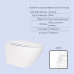 Готовое решение Qtap для ванной комнаты: подвесной унитаз Jay Rimless 520x360x320 + комплект инсталляции Standard (круглая кнопка Black)