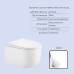 Готовое решение Qtap для ванной комнаты: подвесной унитаз Taurus Ultra Quiet 485x360x350 + комплект инсталляции Standard (круглая кнопка Chrome)