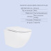 Готовое решение Qtap для ванной комнаты: подвесной унитаз Jay Rimless 485x360x320 + комплект инсталляции Standard (линейная кнопка Chrome)