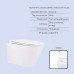 Готовое решение Qtap для ванной комнаты: подвесной унитаз Swan Rimless 520x360x320 + комплект инсталляции Standard (круглая кнопка Chrome)