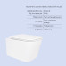 Готовое решение Qtap для ванной комнаты: подвесной унитаз Crow Rimless 485x340x330 + комплект инсталляции Standard (круглая кнопка White)