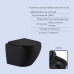 Готовое решение Qtap для ванной комнаты: подвесной унитаз Jay Ultra Quiet 485x360x320 + комплект инсталляции Standard (круглая кнопка Black)