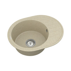 Кухонная мойка VANKOR   Lira LMO 02.57 Beige + сифон