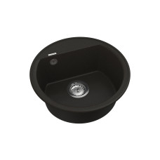 Кухонная мойка VANKOR   Easy EMR 01.45 Black + сифон