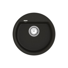 Кухонная мойка VANKOR   Easy EMR 01.45 Black + сифон