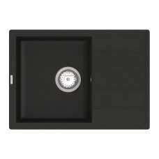 Кухонная мойка VANKOR   Easy EMP 02.62 Black + сифон
