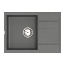 Кухонная мойка VANKOR   Easy EMP 02.62 Gray + сифон