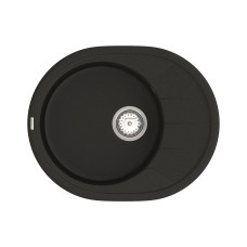 Кухонна мийка VANKOR   Sity SMO 02.61 Black + сифон