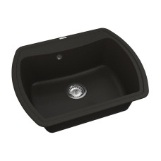 Кухонная мойка VANKOR   Norton NMP 01.63 Black + сифон