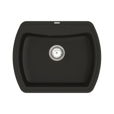 Кухонная мойка VANKOR   Norton NMP 01.63 Black + сифон