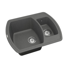 Кухонная мойка VANKOR   Norton NMP 03.63 Gray + сифон