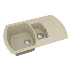 Кухонная мойка VANKOR   Norton NMP 04.86 Beige + сифон