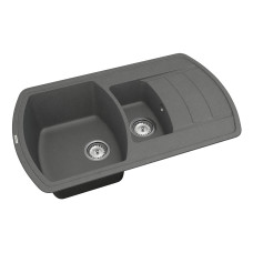 Кухонная мойка VANKOR   Norton NMP 04.86 Gray + сифон