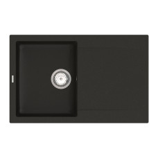 Кухонная мойка VANKOR   Orman OMP 02.78 Black + сифон