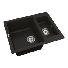 Кухонная мойка VANKOR   Orman OMP 03.61 Black + сифон