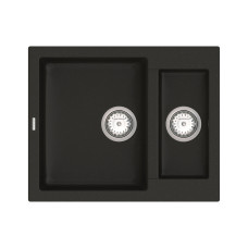 Кухонная мойка VANKOR   Orman OMP 03.61 Black + сифон