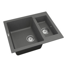 Кухонная мойка VANKOR   Orman OMP 03.61 Gray + сифон