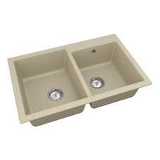 Кухонна мийка VANKOR   Orman OMP 05.80 Beige + сифон