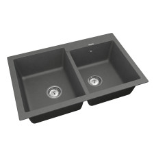 Кухонна мийка VANKOR   Orman OMP 05.80 Gray + сифон