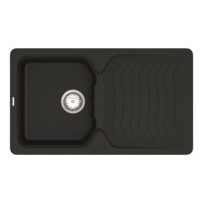 Кухонна мийка VANKOR   Sigma SMP 02.85 Black + сифон