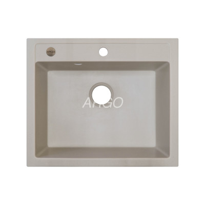 Мойка гранитная ARGO Cubo 590x495x200 Ivory