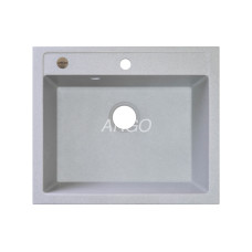 Мойка гранитная ARGO Cubo 590x495x200 Светло-серая Мойка гранитная ARGO Cubo 590x495x200 Светло-серая